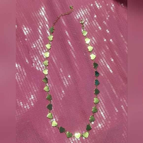 Neon Rainbow Enamel Heart Necklace - Picture 4 of 4